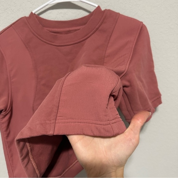 Lululemon Athletica Short Sleeve Tee in Rust Red - Picture 4 of 5
